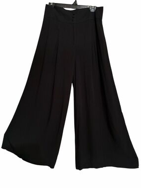 Modcloth Black Wide-Leg Palazzo Pants NWT 10